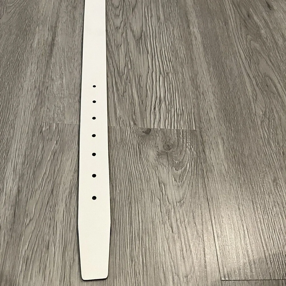 (NWD) Calvin Klein Big Boys Reversible Leather Belt Gray/White Size S (22-24)